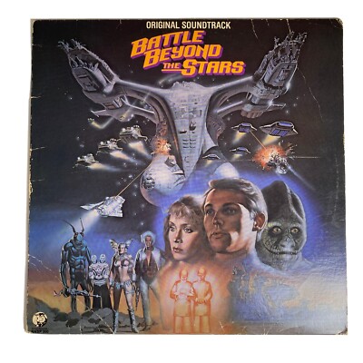 BATTLE BEYOND THE STARS LP SOUNDTRACK SCI-FI ORIGINAL 1980 JAMES HORNER RHINO