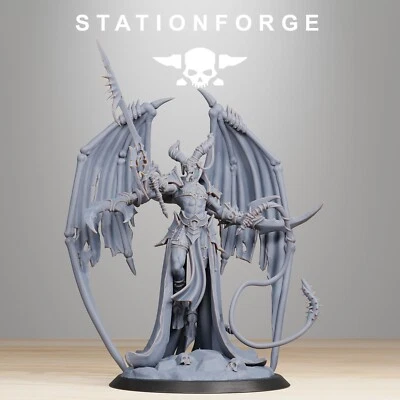 STATION FORGE Demon Queen, Chaos Prince, Marine Core, Stationforge