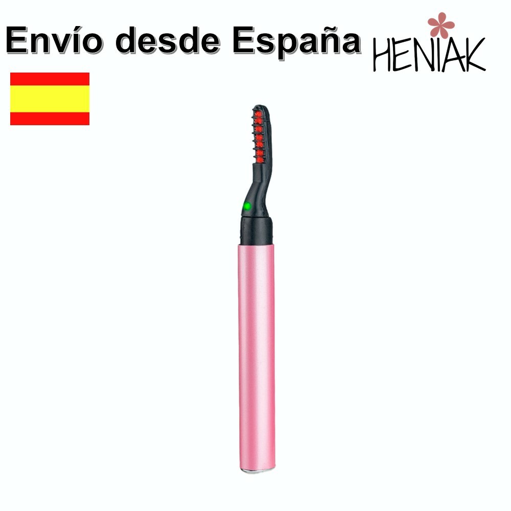 Rizador para pestañas electrico rizo rapido por calor termico belleza estetica
