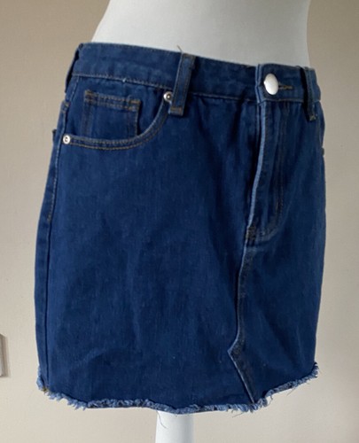 Ladies Denim Mini Skirt Size 8 - Picture 3 of 4