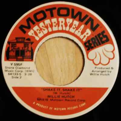Willie Hutch Party Down / Shake It, Shake It Vinyl Single 7inch Motown
