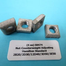 Hamilton Standard Propeller 2B2 2D30 12D40 Counterweight Adjusting Nuts S8474 x4