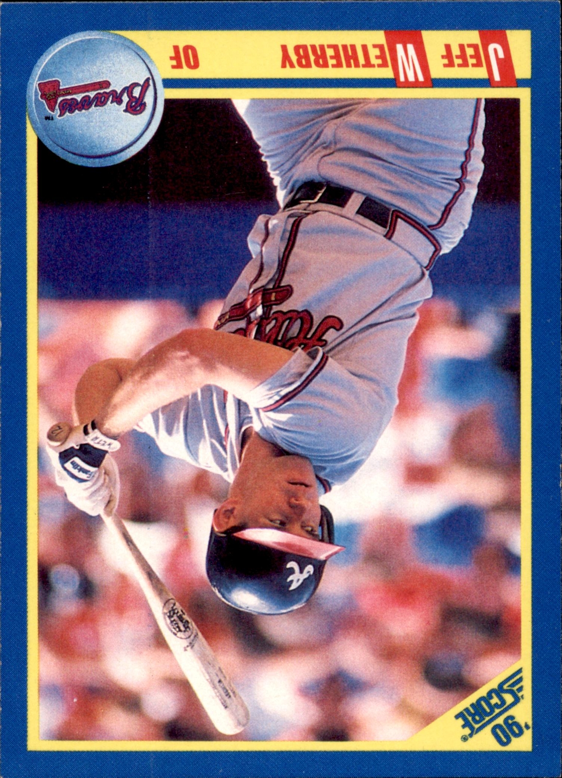 Jeff Wetherby #540 1990 Score