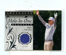 BEN CRANE 2021 Upper Deck Artifacts PGA Golf Hole in One Remnants Shirt Relic