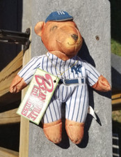 8" NEW YORK YANKEES Beanie BEAR MLB Vintage BEANSVILLE BUDDIES w/TAG Vintage