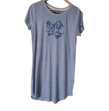 Lauren Ralph Lauren Blue Striped Nightgown Sleep Shirt Size S