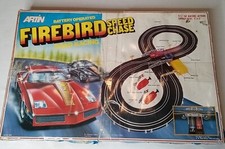Vintage Rare Artin Firebird Speed Chase Road Racing Slot Car Set