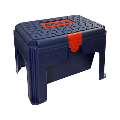 Blue Horse LARGE Step Up Grooming Tack Box Sitz / Hocker Reitstall Pony