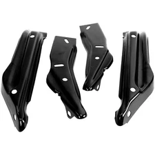 1969 Chevelle El Camino Front Bumper Bracket 4 PCS Set EDP Steel New Dii 1411J