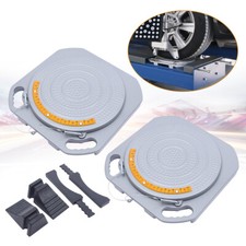 2* Car Wheel Turntable Truck Front End Wheel Alignment Turn Plates Tool Kit