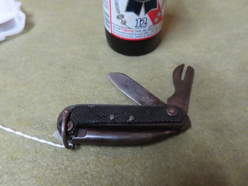 WWII British Navy Sailor/Rigger knife,Broad Arrow, C.Ibberson,Eng~AVG+🤠B6.14.25