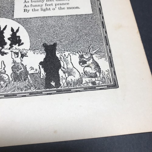 Woodland creatures light of Moon Nursery Vintage whimsical book print - Picture 4 of 20