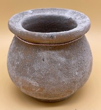 ancient greek twin handled terracotta amphora vessel