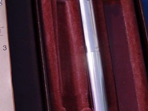 Lady Sheaffer White Dot Stainless Steel Mechanical Pencil_ONLY_from Box Set - Picture 6 of 10
