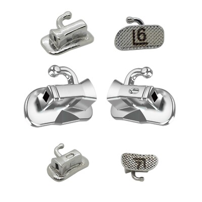 Creative Orthodontic Buccal Tubes Laser Marked tubos de ortodoncia Molar Bracket