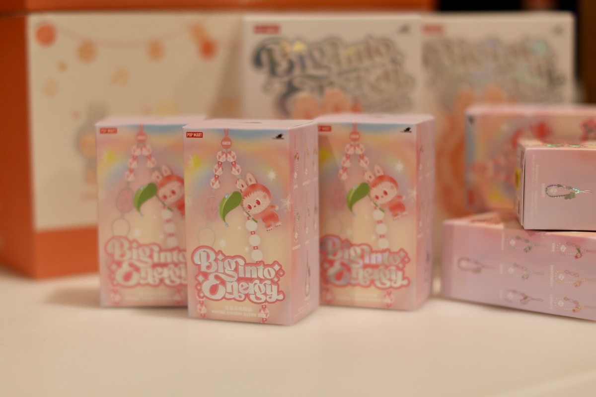 Authentic US POP Mart LABUBU Big into Energy Phone Charm | eBay