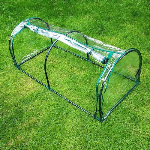 Clear Plastic Poly Tunnel Grow Greenhouse Plants Portable for Tomatoes Veg Fruit - Picture 2 of 8