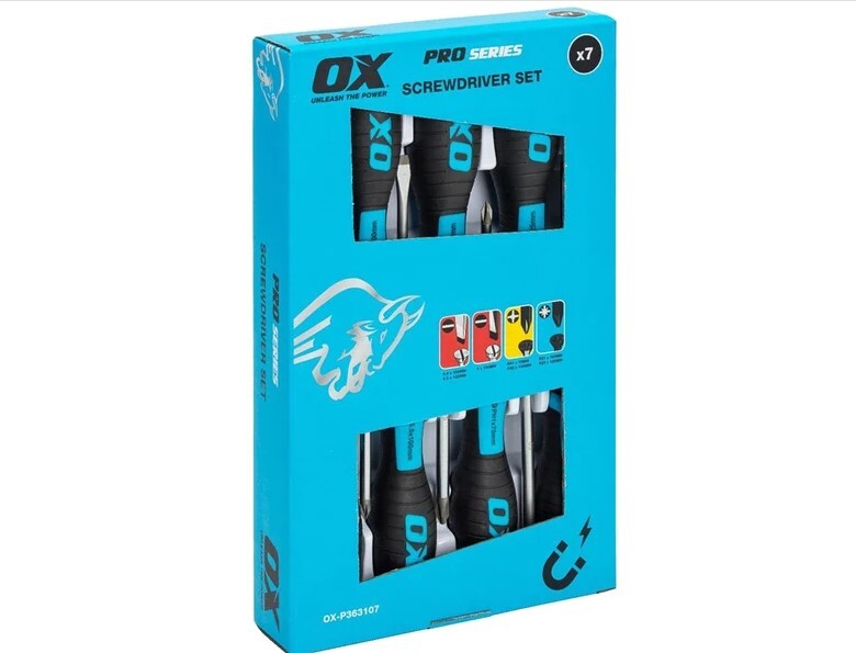 B&Q - Pro Standard Mixed Screwdriver Set (7 Piece)-P363107 - Image 3