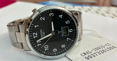 Funkuhr Rivado Concept  Herrenuhr klassisch deutlich lesbar Edelstahlband  41mm