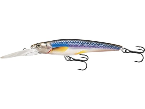 LIVETARGET Rainbow Smelt Jerkbait Deep Dive 11.5cm 18g Suspending Leurre - Photo 2/6