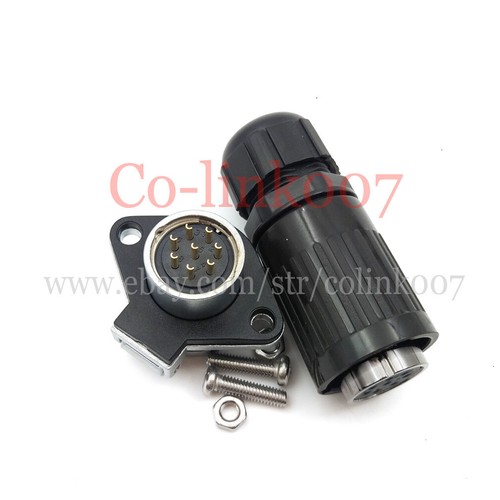 IP67 8pin Waterproof Connectors,Industrial Electric Aviation Auto Power Plug 5A - Picture 4 of 7