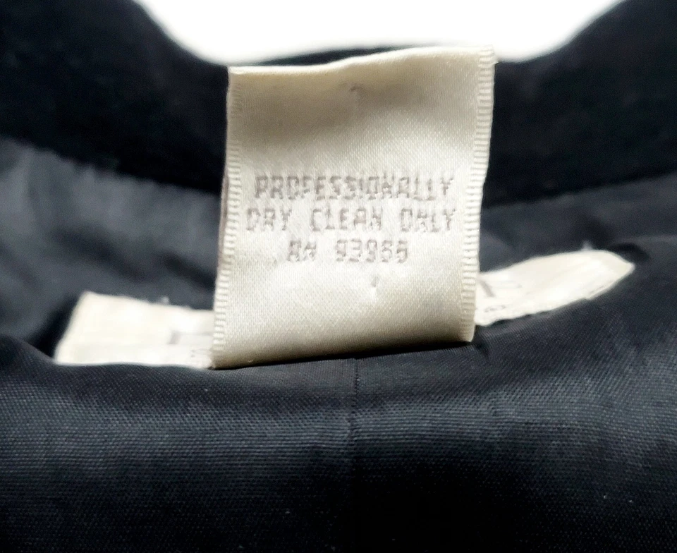 Blazer de Colección Petite Sophisticate Para Mujer 10 Negro Mezcla de Lana Bolsillos Traje Chaqueta  Foto 4 de 4