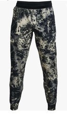 Image of Under Armour Unstoppable Joggers Men's Pants Green Camo Size L 1352027-015
