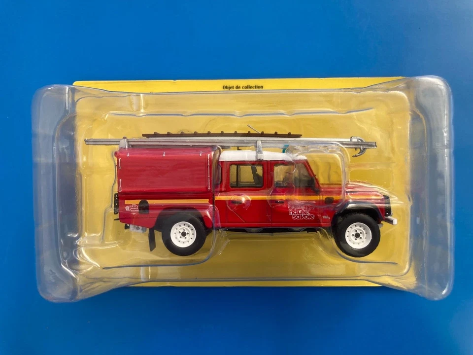 Pompiers 1/43 N°57 LAND ROVER DEFENDER VTUHR Véhicule ( HAUTE-SAVOIE ) HACHETTE - Photo 2/4