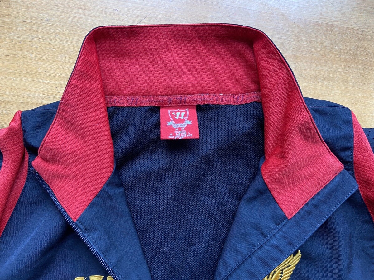Giacca Presentazione Allenamento Liverpool FC Warrior – Rossa, Stampa Originale, Taglia 2XL – Rara!