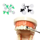Dental Composite Resin Handle Spatula Tool + 20 Pcs Foam Pads Veneer Large/Small