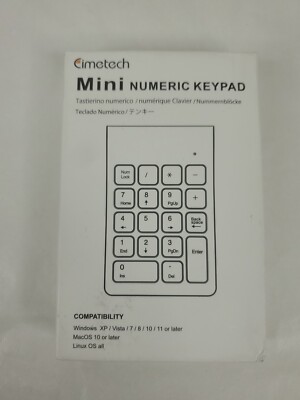 Foloda Wireless Number Pads, Numeric Keypad Numpad 22 Keys Portable 2.4 GHz...