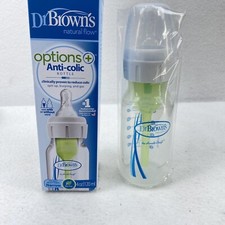 Dr Brown's Natural Flow Options Anti Colic Bottle 0m Level 1 Narrow Neck 4 Oz