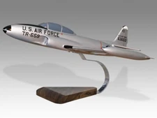 Lockheed T-33 Shooting Star USAF Desk Wood Airplane New Model Small Scale 1/48