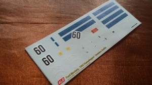 Kit De Décalcomanies 1:43 Ford Mustang Boss 1971 #99 Chimay Frontiers GP - Marque ALO Decals, Neuf