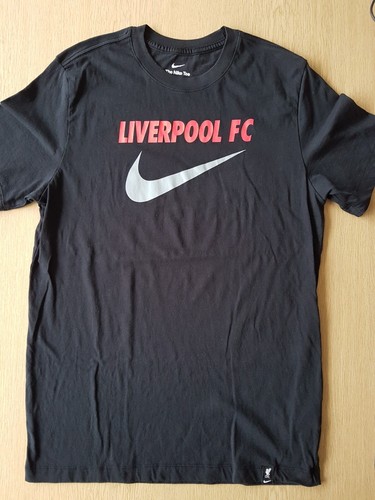 Liverpool Nike Tee T-Shirt. Medium. Official Black Adults Football Top M. - Picture 7 of 11