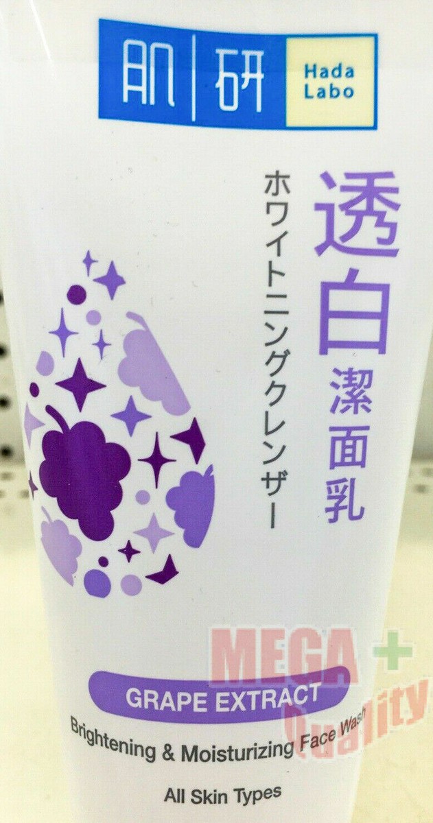 Hada Labo Facial Foam Moisturizing Grape Extract Radiant Skin 100g