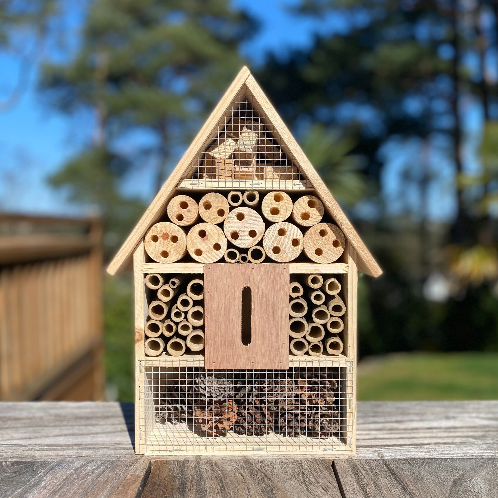 Wooden Insect, Butterfly, Bug & Bee House Nest Garden Insect Habitat