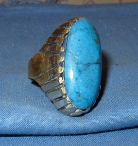 Ring-Turquoise-Gemstone-Afghan-Kuchi-Tribal-Alpaca-Silver-1-034-Size-10