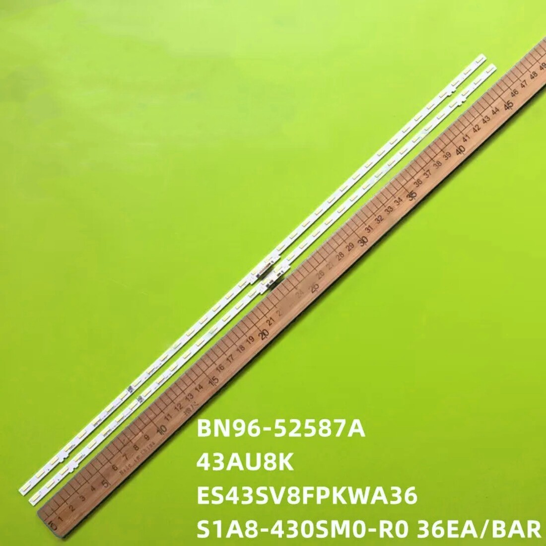 2Pcs LED Strips For Samsung UE43AU9000K S1A8-430SM0-R0  43AU8K BN96-52587A