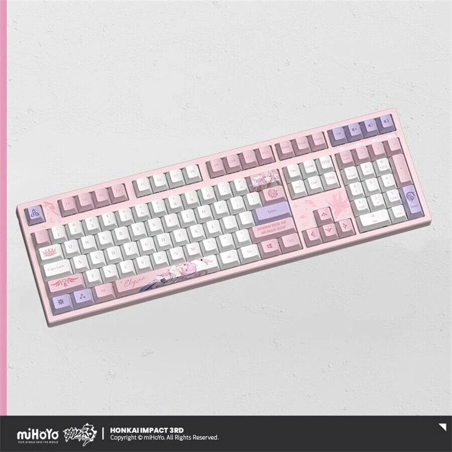 Honkai Impact 3 Official Elysia Hot Swap PBT RGB Backlight Mechanical Keyboard  - Image 3 of 4