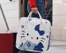 NEW Hello Kitty Travel Bag Handbag Luggage Weekender Tote