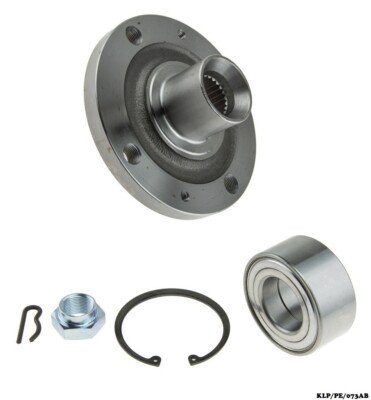 Front Wheel Bearing & Hub Assembly For PEUGEOT PARTNER 1996 + KLP/PE/073A