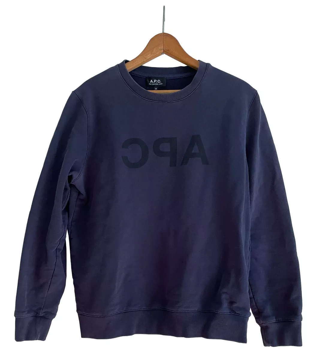 Navy clearance logo sweatshirt