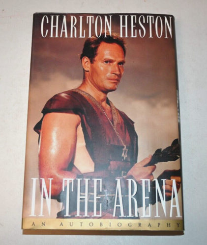 In The Arena: An Autobiography By Charlton Heston HC w/DJ 1995 1st Ed Signed + - Picture 8 of 12