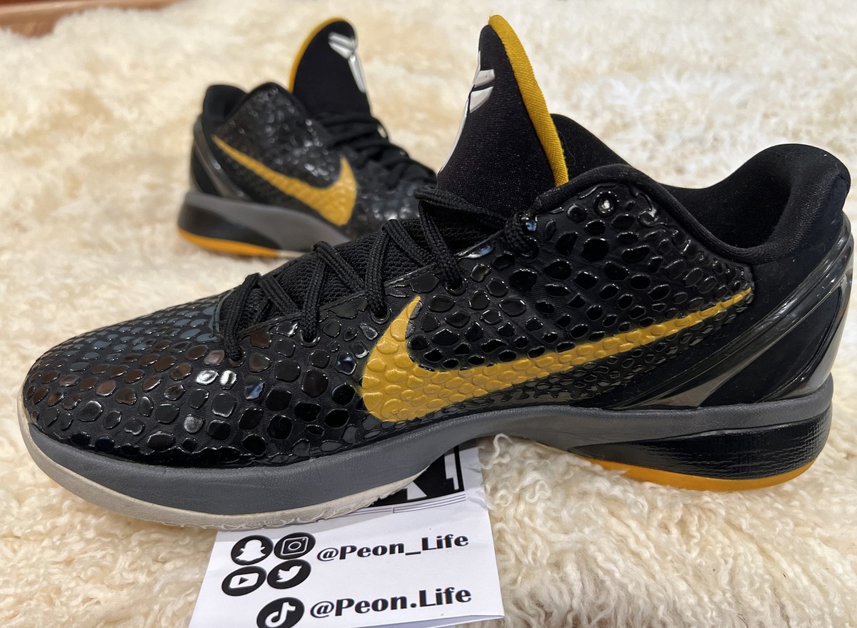 Size 13 - Nike Zoom Kobe 6 Black Del Sol for sale online | eBay