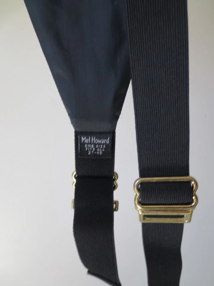Mel Howard cummerbund 黑色 带白色圆点 — 第 2/3 张图片