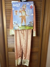 DISGUISE BLUEY  BINGO  CHILD SMALL 3 HALLOWEEN COSTUME NWT 3T/4T Dress Up