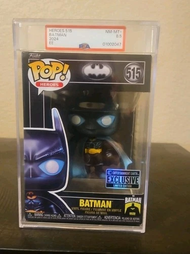 Batman Heroes 515 Entertainment Earth Funko Pop! Exclusive PSA 8.5 NM-MINT+