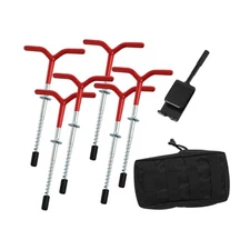 6Pcs Ice Anchor Drill Adapter for Fixing Ice Shelters Sturdy Accessories
