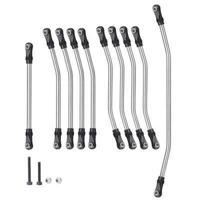 Benedict Harry 10PCS Stainless Steel Link Rod Linkage for Axial Wraith AX9001...